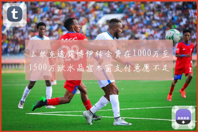 法尔克透露博伊转会费在1000万至1500万欧水晶宫冬窗支付意愿不足